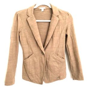 Tan cotton blazer